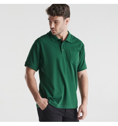 Tricou polo pique cu buzunar CENTAURO