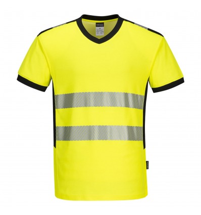 Tricou HiVis în V PW3