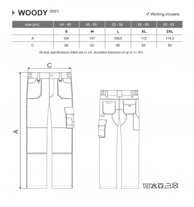 Pantaloni de lucru WOODY