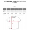 Tricou organic GOLDEN unisex