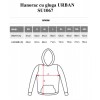 Hanorac cu gluga bicolora 280g URBAN